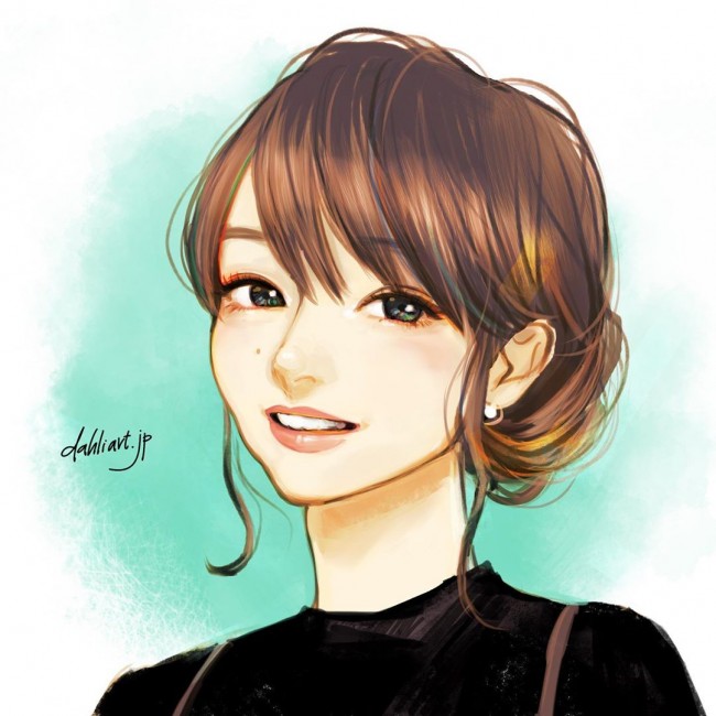 數(shù)位板繪畫(huà)美女