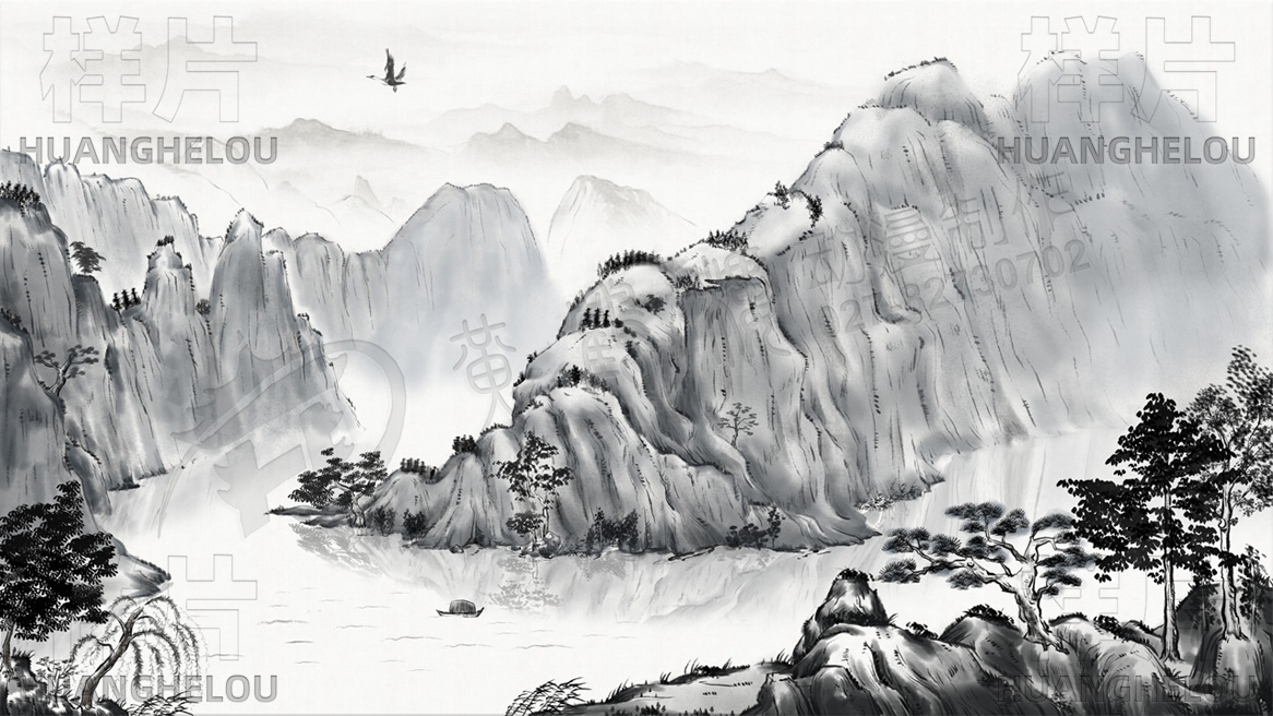 《高山流水，叢山峻嶺》 水墨畫動畫制作設計.jpg